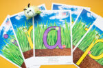 Wipeable A5 double sided letter formation cards