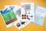 Letter formation cards have QR codes to see and hear the correct sound and letter formation by a teacher